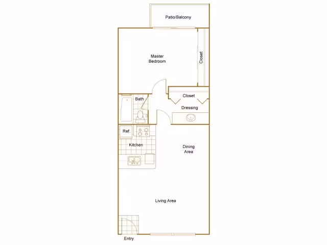 Unit 7001-124 7001-124 floor plan